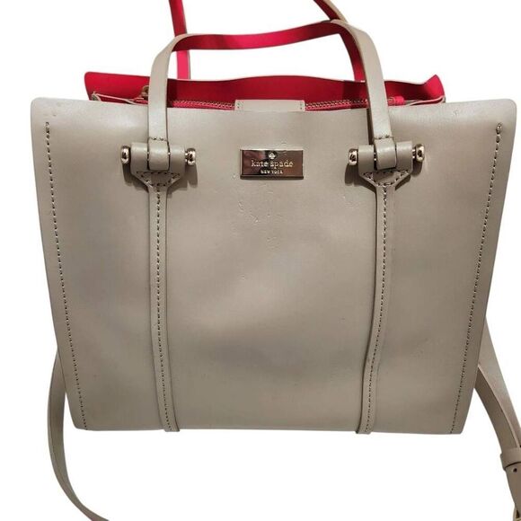 Kate Spade New York Arbour Hill small Elodie bag beige pink - Picture 2 of 10